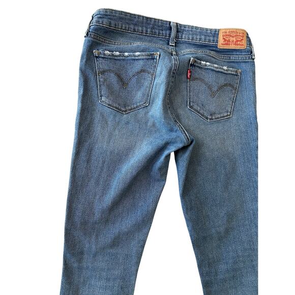 Preowned Levi’s 711 Skinny Jeans Size 28 Tapered Leg -w3206 - Picture 4 of 7